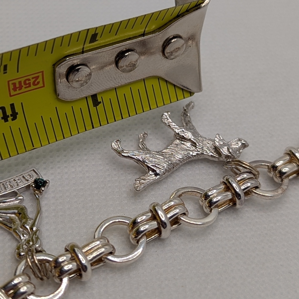 ✨ Silver Dog Charm Bracelet ✨ - Picture 7 of 8